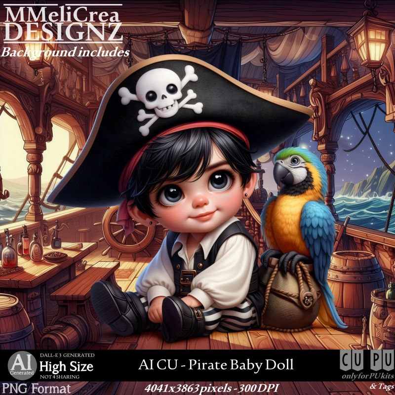 (image for) AI - CU Pirate Baby Doll (CU4PU/PNG)